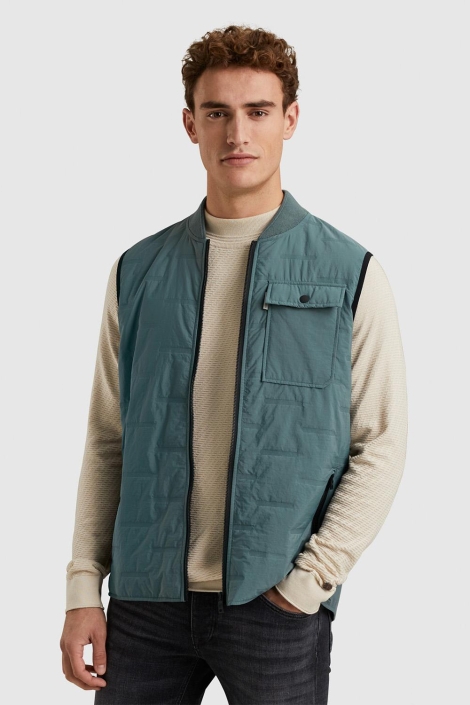 Cast Iron bodywarmer cotton modal vest
